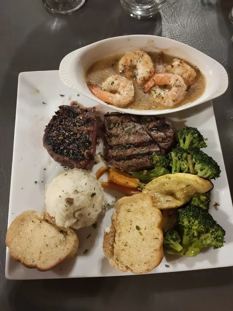 8 Oz New York Steak Scampi