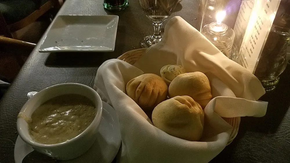 Mushroom Soup and Bread and Butter